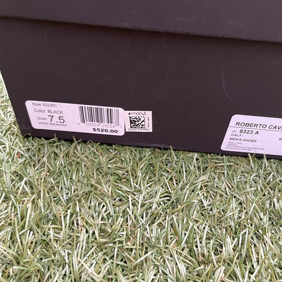 Size 7.5 Roberto Cavalli 8323 A Sneakers - Picture 12 of 12